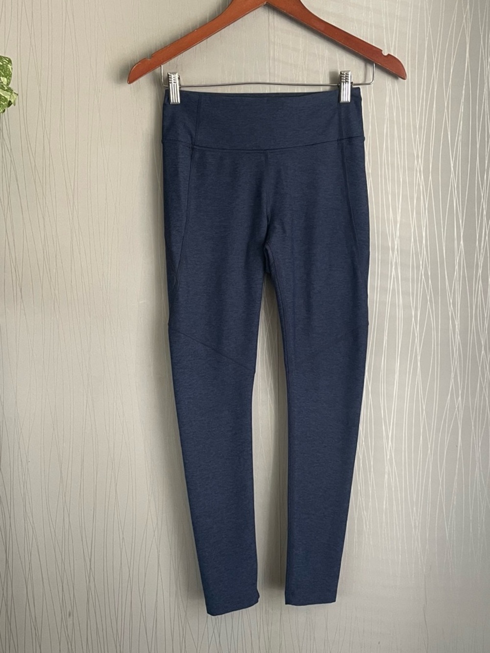 Outdoor Voices Leggings Blue High Rise Workout Athletic Pants Women Small
